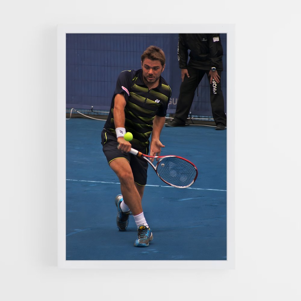 Poster Stan wawrinka – affiche Tennis (vue 3)
